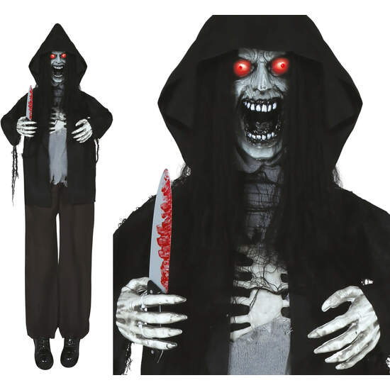 ZOMBIE ASESINO LUZ SON  Y MOV 180 CMS image 0