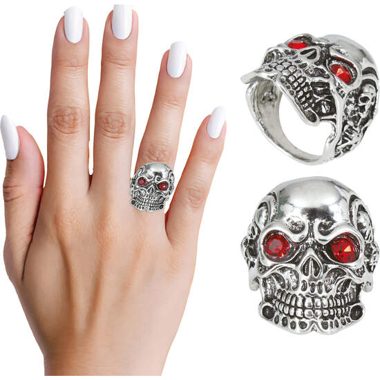 ANILLO CALAVERA METAL image 0