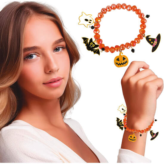 PULSERA CON FIGURAS NARANJA image 0