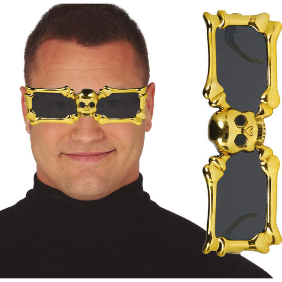 GAFAS ESQUELETO ORO image 0