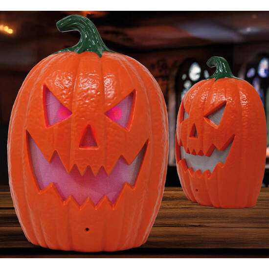 CALABAZA CON LUZ Y SONIDO 30X21 CM image 0