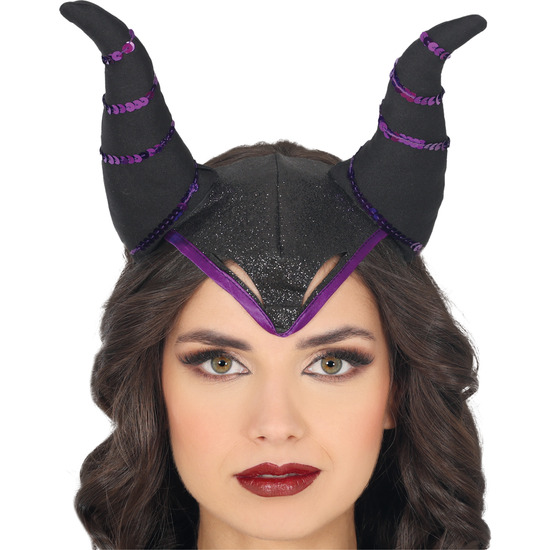 DIADEMA CUERNOS MALVADA image 0