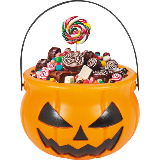 CUBO CALABAZA PVC, 11 CM image 0