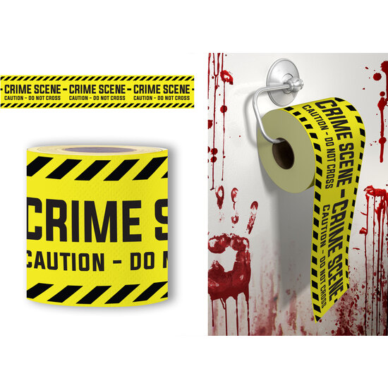 ROLLO WC "CRIME SCENE" PAPEL 2 CAPAS 30M image 0
