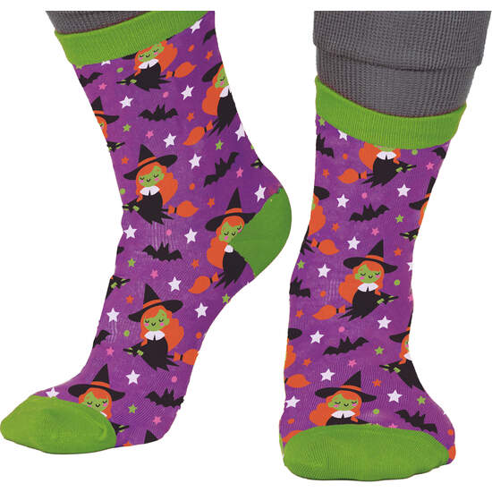 CALCETINES HALLOWEEN BRUJAS TALLA 37-41 image 0