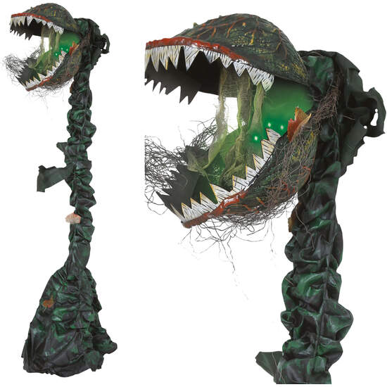 PLANTA CARNIVORA LUZ SONIDO Y MOVIMIENTO 190 CMS image 0