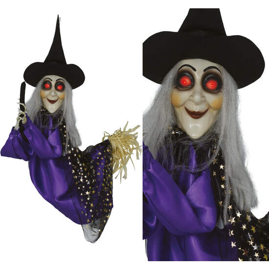 COLGANTE BRUJA LUZ SONIDO Y MOV. 75 CMS image 0