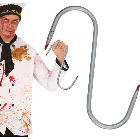 DOBLE GANCHO ENSANGRENTADO 33 CM image 0