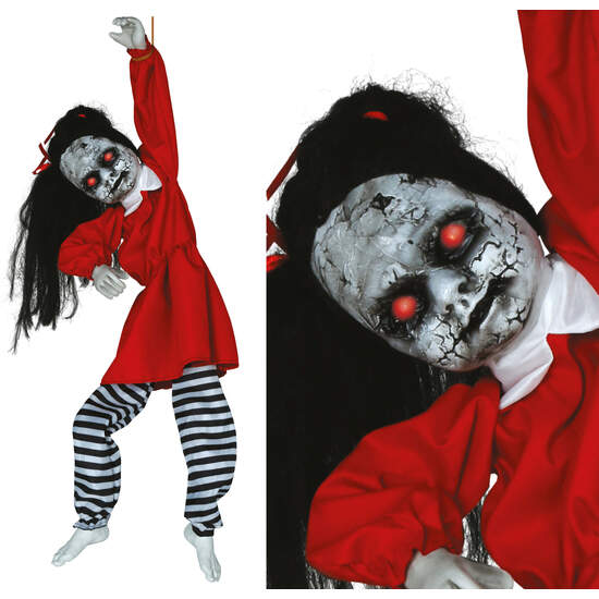 COLGANTE NIÑA LUZ SONIDO Y MOVIMIENTO 100 CMS image 0