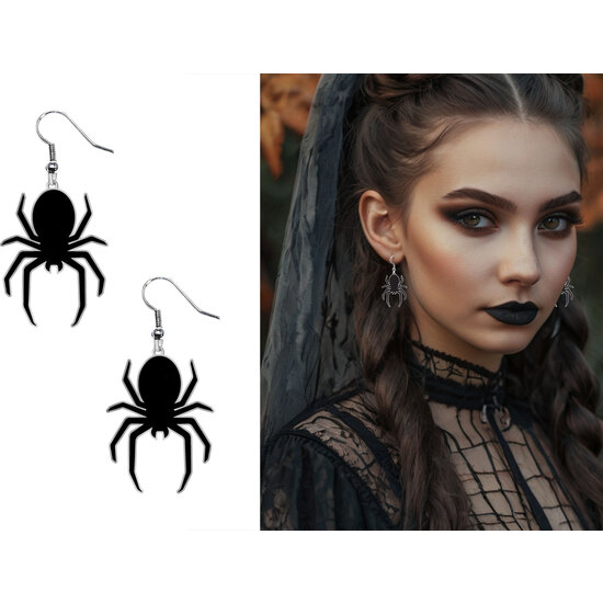 PENDIENTES HALLOWEEN, ARAÑAS image 0