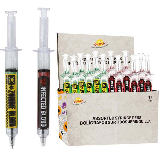 CAJA 48 BOLIGRAFOS INFECTED BLOOD image 0