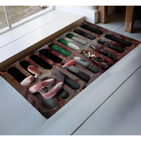 FELPUDO PAYASO ASESINO 60X40 CM image 0