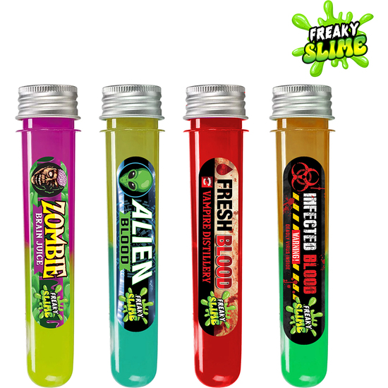 CAJA 24 PROBETAS SURTIDAS CON SLIME image 0