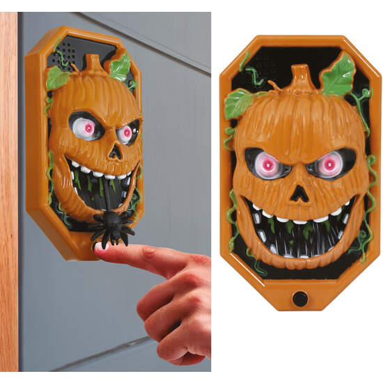 TIMBRE CALABAZA, LUZ SONIDO Y MOVIMIENTO, 20X11 CM image 0
