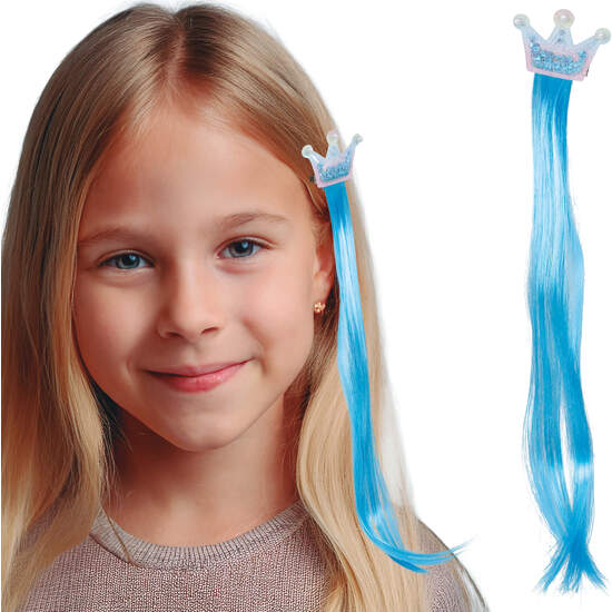 MECHON AZUL CON CORONA 35 CMS image 0