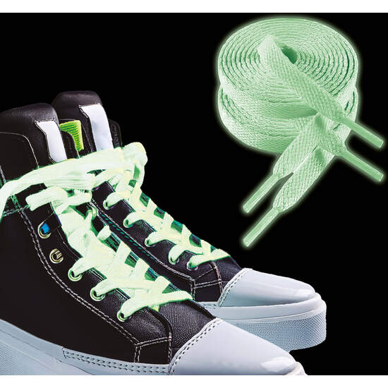 PAR DE CORDONES FLUORESCENTES 120 CMS image 0