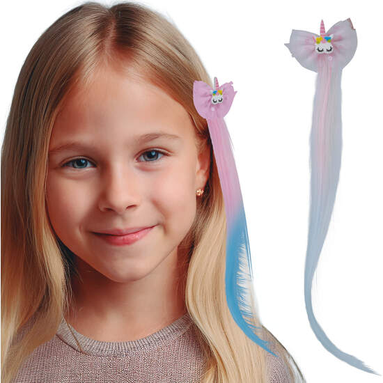 MECHON ROSA CON UNICORNIO 35 CMS image 0