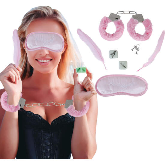 SET SEXY 5 PCS ROSA, ADULTO image 0