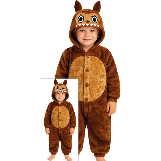 LULU MONSTER PYJAMA MARRÓN, INFANTIL, 5 – 6 AÑOS image 0