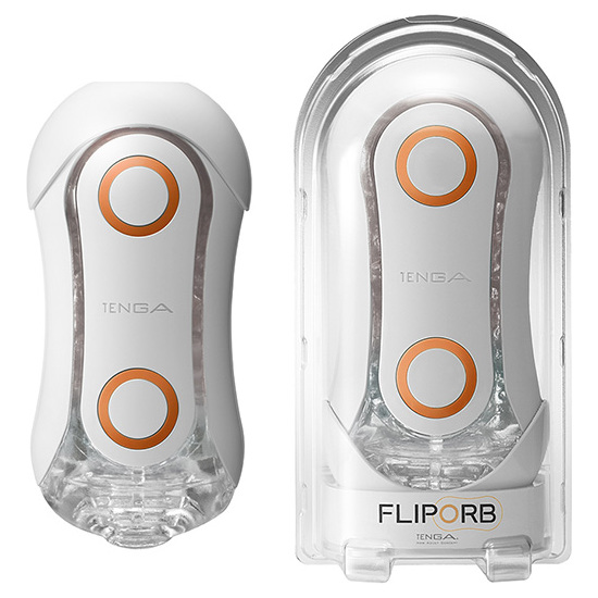 TENGA - FLIP ORB MASTURBATOR ORANGE CRASH image 1