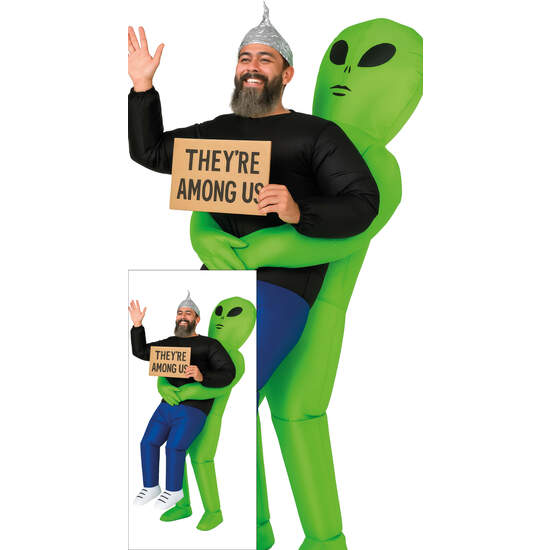 CARRYING ALIEN, HINCHABLE, ADULTO, TALLA 52-54 image 0