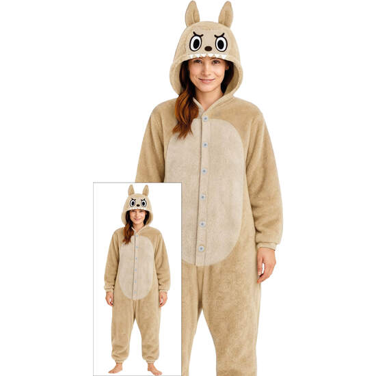 LULU MONSTER PYJAMA BEIGE, ADULTA, 42 – 44 (L) image 0