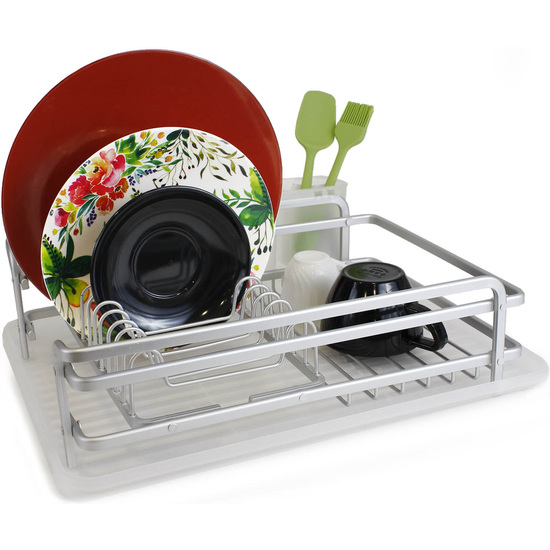 DISH RACK W/TRAY ALLU 40X28X11CM CONFORTIME image 4