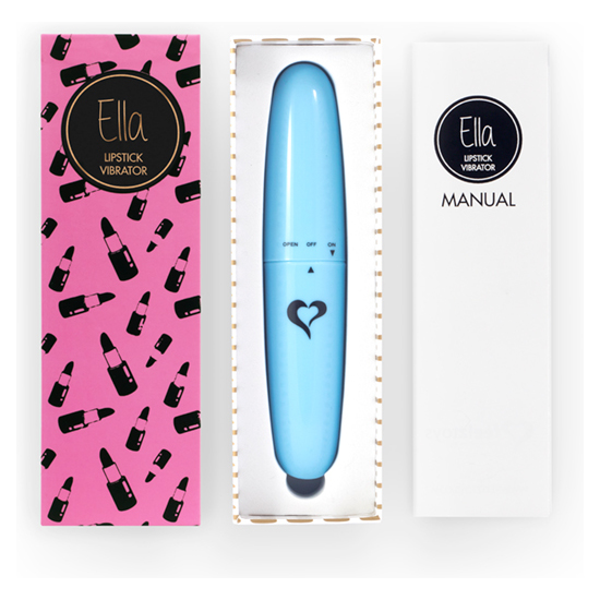 FEELZTOYS - ELLA LIPSTICK VIBRATOR LIGHT BLUE image 2