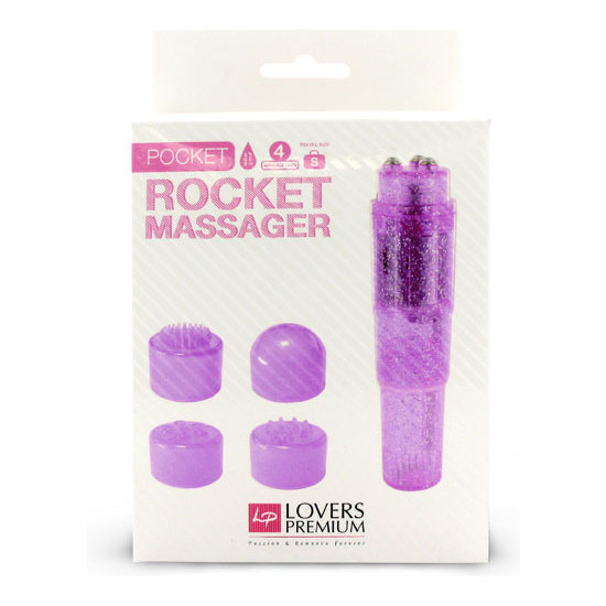 LOVERSPREMIUM - POCKET ROCKET MASSAGER PURPLE image 5