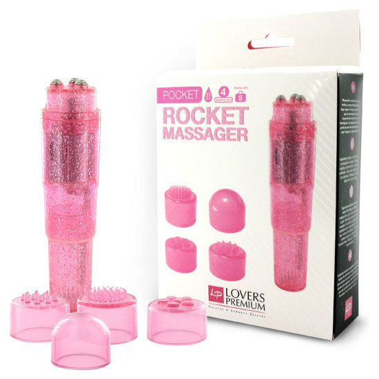 LOVERSPREMIUM - POCKET ROCKET MASSAGER PINK image 0