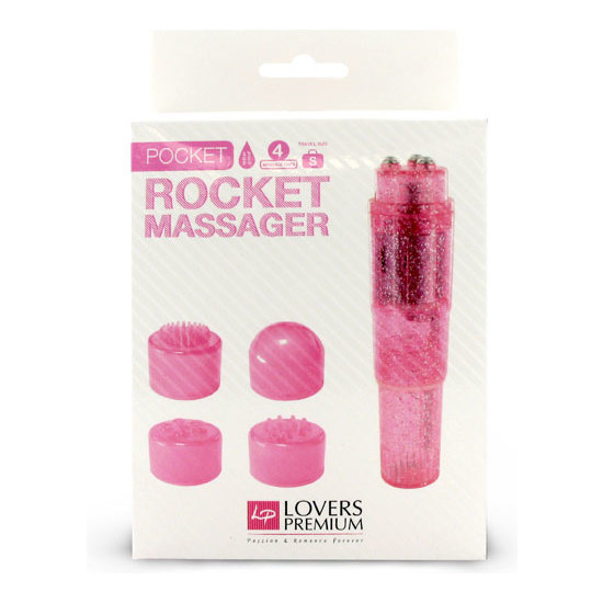 LOVERSPREMIUM - POCKET ROCKET MASSAGER PINK image 5