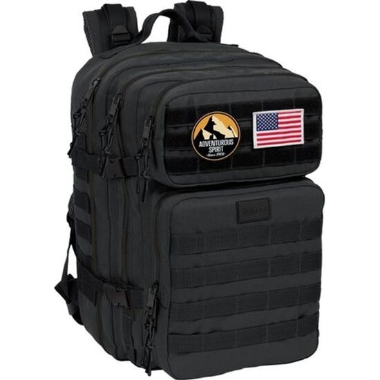 MOCHILA MILITAR PORTATIL 15,6 SAFTA BASIC "NEGRO" image 0