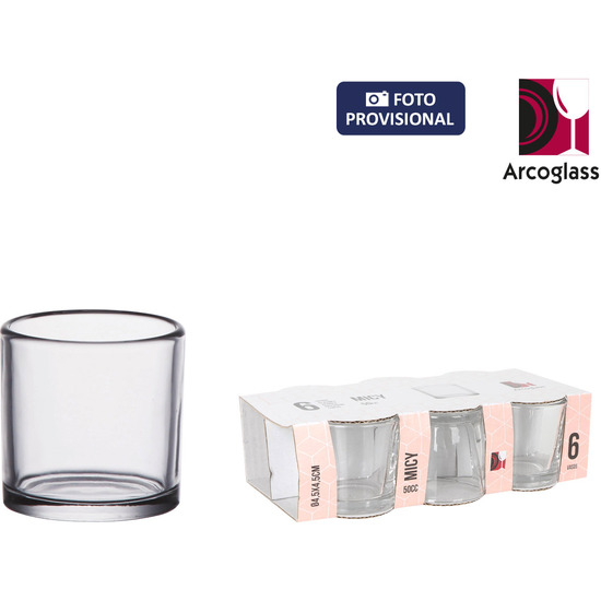 SET 6 VASOS CHUPITO 50CC MICY AG image 0