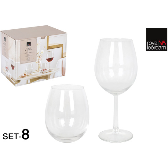 SET 4 COPAS + 4 VASOS LAILA image 0