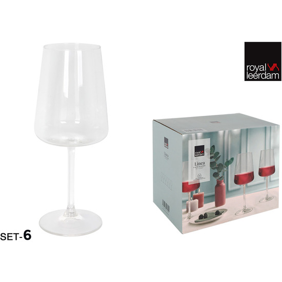 SET 6 COPAS VINO LINEA 51CL 9X22CM image 0