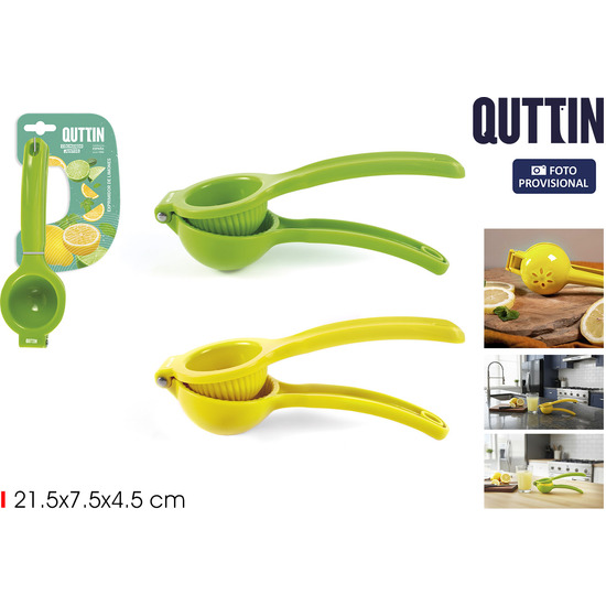 EXPRIMIDOR LIMONES PLASTICO 2SURT QUTTIN image 0