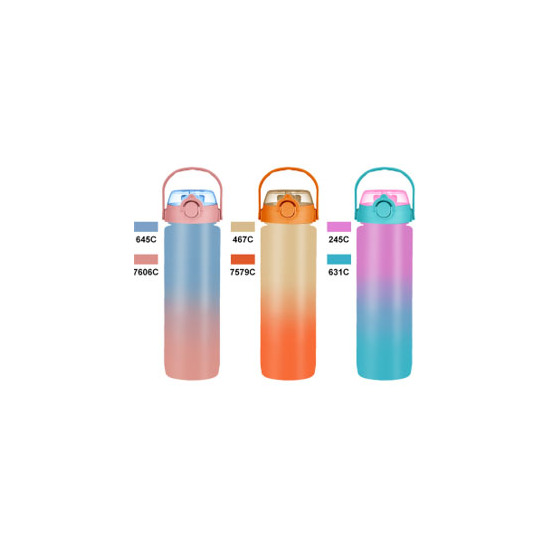 BOTELLA SPORT AGUA METALIZADA 800ML BEWINNER image 0