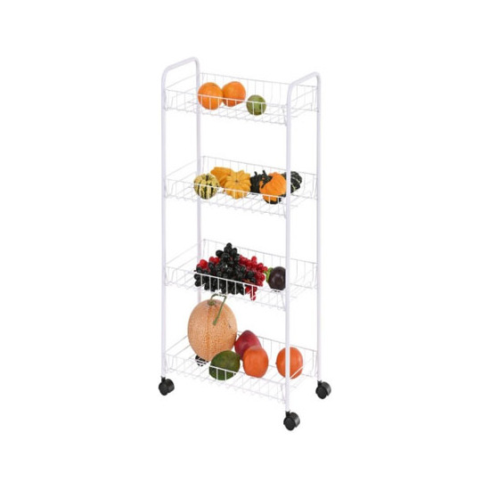 VERDULERO METAL BLANCO 4 NIVELES CONFORTIME image 0