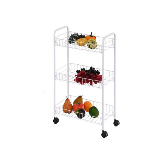 VERDULERO METAL BLANCO 3 NIVELES CONFORTIME image 0