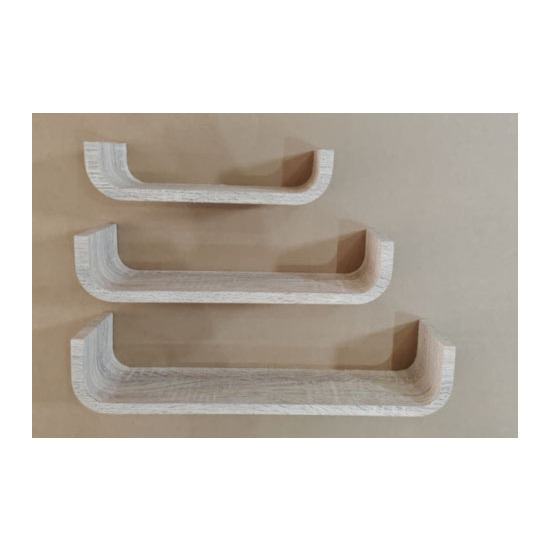 SET3 ESTANTE.FLOTANTE 50/40/30 OAK MOBLEKIT image 0