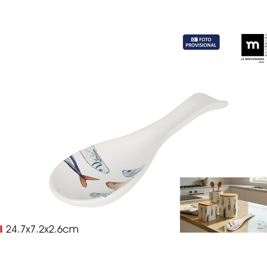 REPOSACUCHARAS 25CM PEIXE image 0