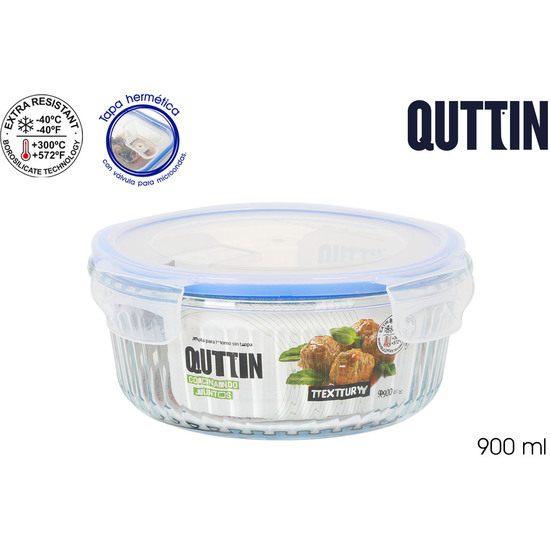 FIAMBRERA RED.HERM.17.5CM 900ML TEXTURY image 0