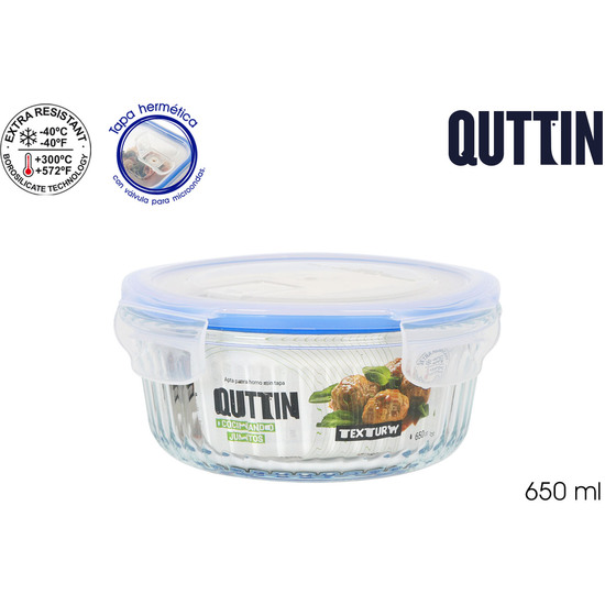 FIAMBRERA RED.HERM.15.5CM 650ML TEXTURY image 0