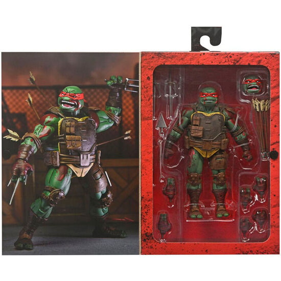 FIGURA ULTIMATE FIRST TO FALL RAPHAEL TEENAGE MUTANT LAS TORTUGAS NINJA 18CM image 0