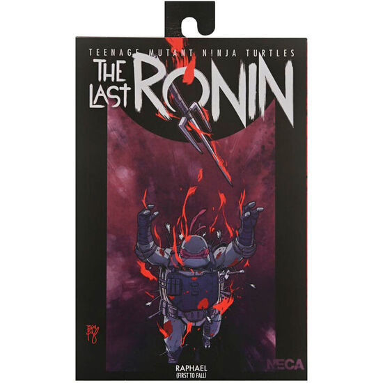 FIGURA ULTIMATE FIRST TO FALL RAPHAEL TEENAGE MUTANT LAS TORTUGAS NINJA 18CM image 1