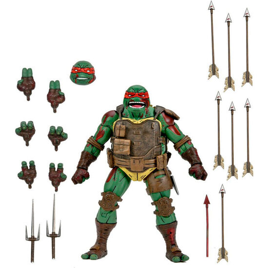 FIGURA ULTIMATE FIRST TO FALL RAPHAEL TEENAGE MUTANT LAS TORTUGAS NINJA 18CM image 2