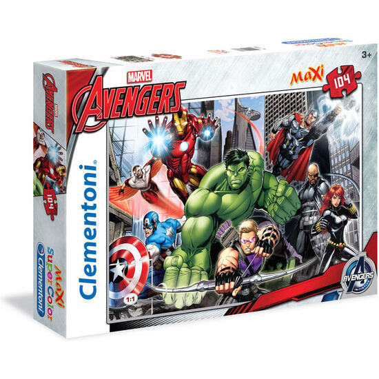 PUZZLE VENGADORES AVENGERS MARVEL 104PZ MAXI image 0