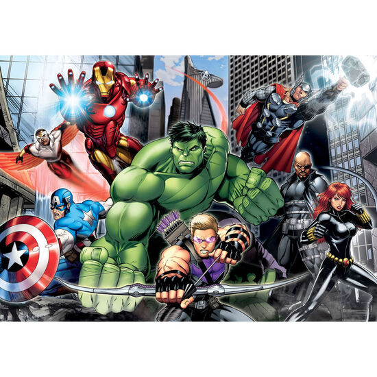 PUZZLE VENGADORES AVENGERS MARVEL 104PZ MAXI image 1