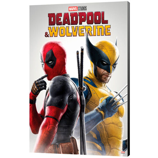 CUADRO MADERA WOLVERINE & DEADPOOL MARVEL image 0