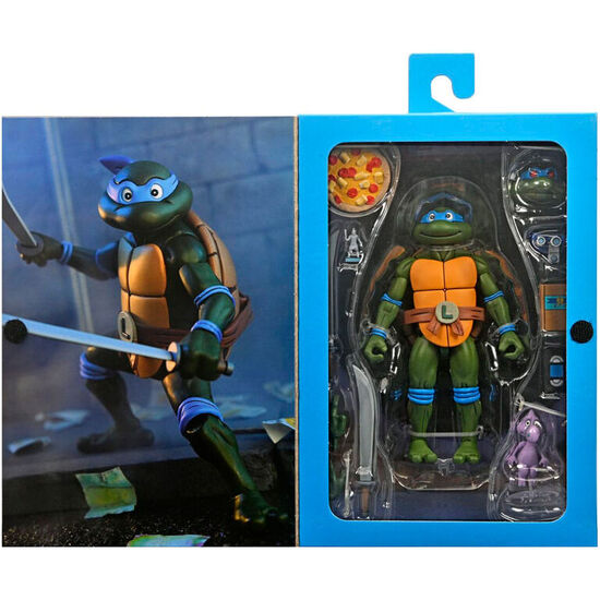 FIGURA ULTIMATE LEONARDO COMICS TORTUGAS NINJA 18CM image 0